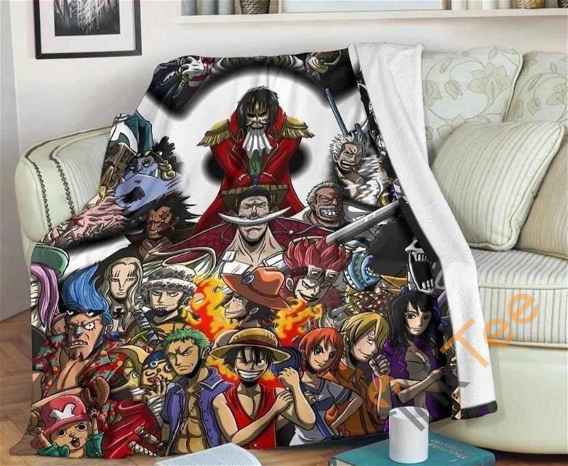 Full Character One Piece Sherpa Fleece Blanket Gifts for Family, for Couple