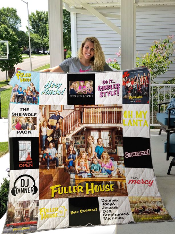 Fuller House Collection Do It Gibbler Style Quilt Blanket Bedding Set