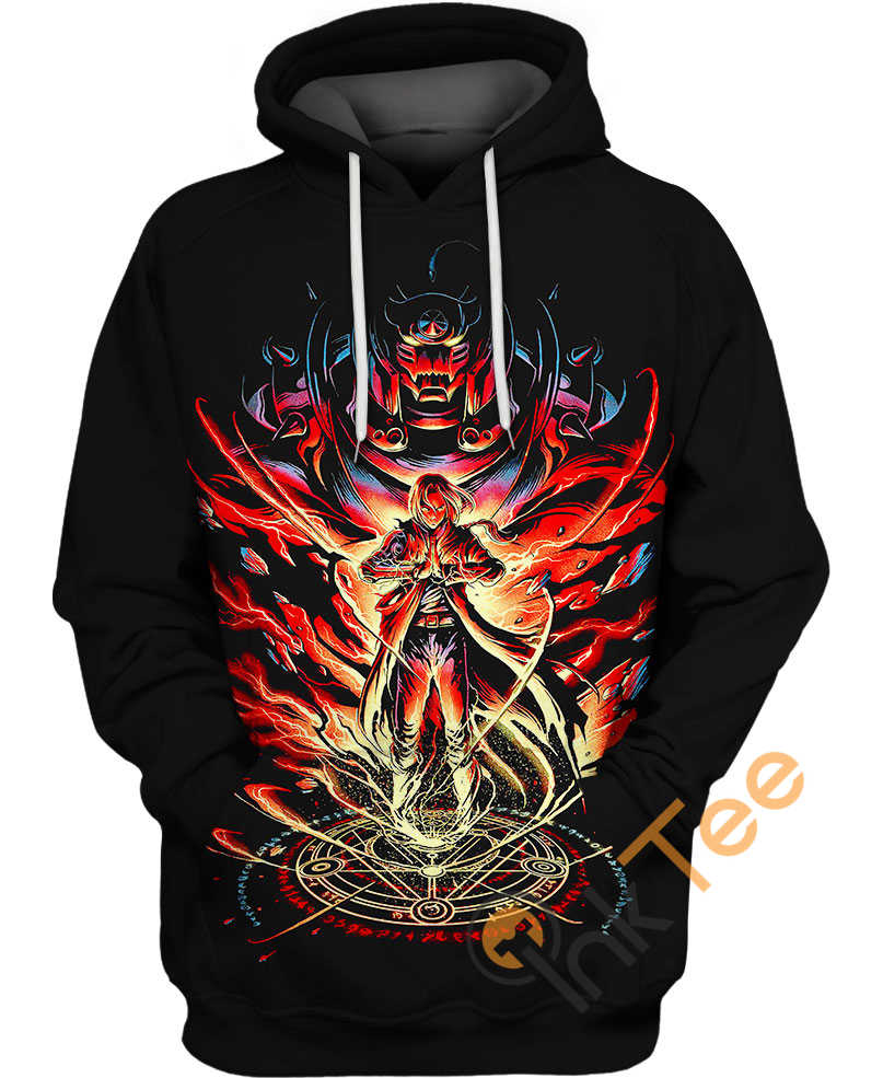 Fullmetal Alchemist Angry Hoodie 3D