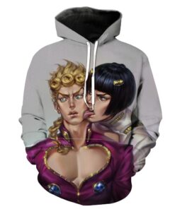 Funny Bucciarati And Giorno Jojo’s Bizarre Adventure Hoodie 3D