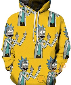 Funny Cartoon Cosplay Print Pullover With Front Pocket All Over Print Hoodie 3D