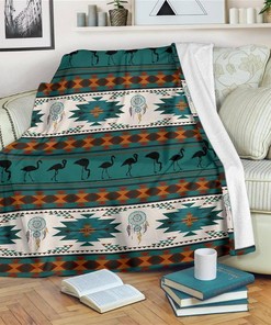 Funny Flamingo Flamingo Lover Sherpa Fleece Blanket Gifts for Family, for Couple