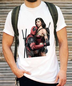 Funny Marvel Deadpool Wonder Woman T-Shirt