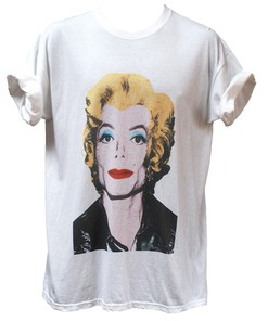 Funny Michael Jackson Pop Art Marilyn Monroe T Shirt Warhol Unisex