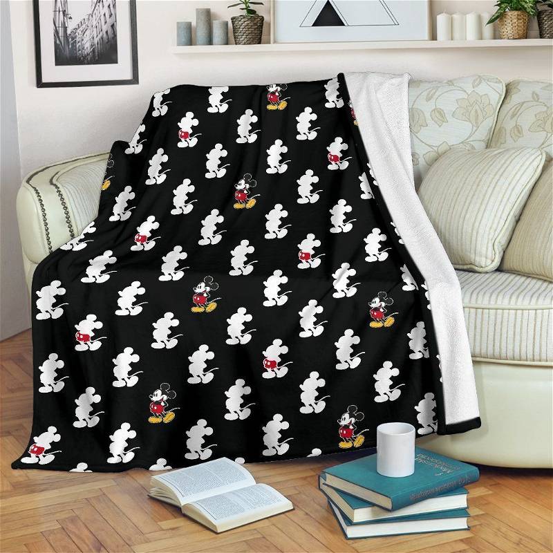 Funny Mickey Mouse Disney Sherpa Blanket Fleece Blanket Funny Gifts