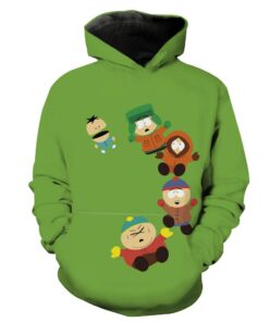 Funny South Park Cartman Stan And Kyle Hoodie 3D