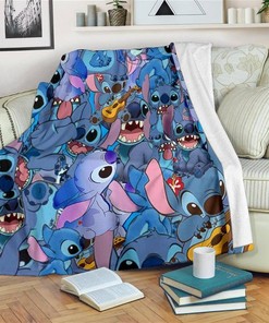 Funny Stitch Stitch Lover Sherpa Fleece Blanket Gifts for Family, for Couple