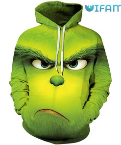 Funny The Grinch Christmas Gift Unisex 3D Hoodie