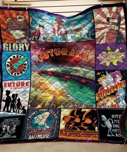 Futurama American Sitcom Quilt Blanket Bedding Set