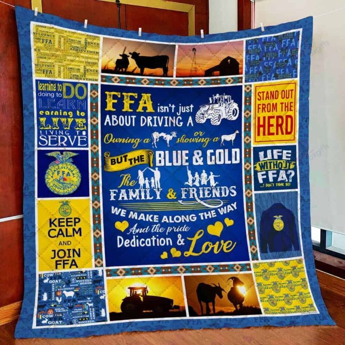 Future Farmers Of America Keep Calm And Join Ffa Quilt Blanket Bedding Set