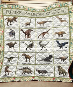 Future Paleontologist Dinosaur Dinosaur Quilt Blanket Bedding Set