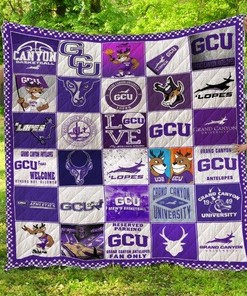 GCU Grand Canyon Antelopes Quilt Blanket