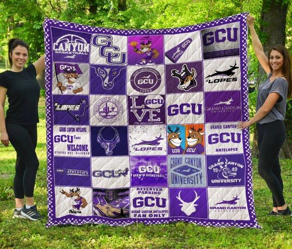 GCU Grand Canyon Antelopes Quilt Blanket Bedding Set