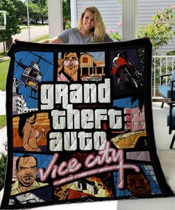 GTA Grand Theft Auto All Season Plus Size Quilt Blanket Bedding Set