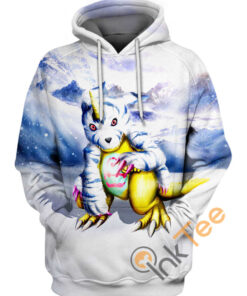 Gabumon Hoodie 3D