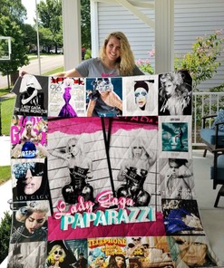 Gaga Lady Gaga Paparazzi Custom Quilt Blanket Bedding Set