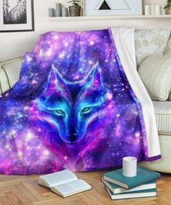 Galaxy Wolf Premium Quilt Blanket Bedding Set for Home Décor