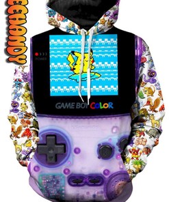 Game Boy Pokemon 3D Hoodie