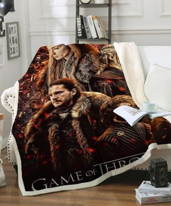 Game Of Thrones Fleece Blanket for Home Décor