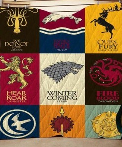 Game Of Thrones Houses Quilt Blanket Bedding Set