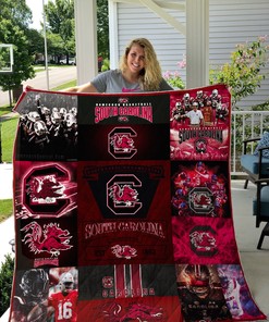Gamecocks Collected South Carolina Ncaa Quilt Blanket Bedding Set