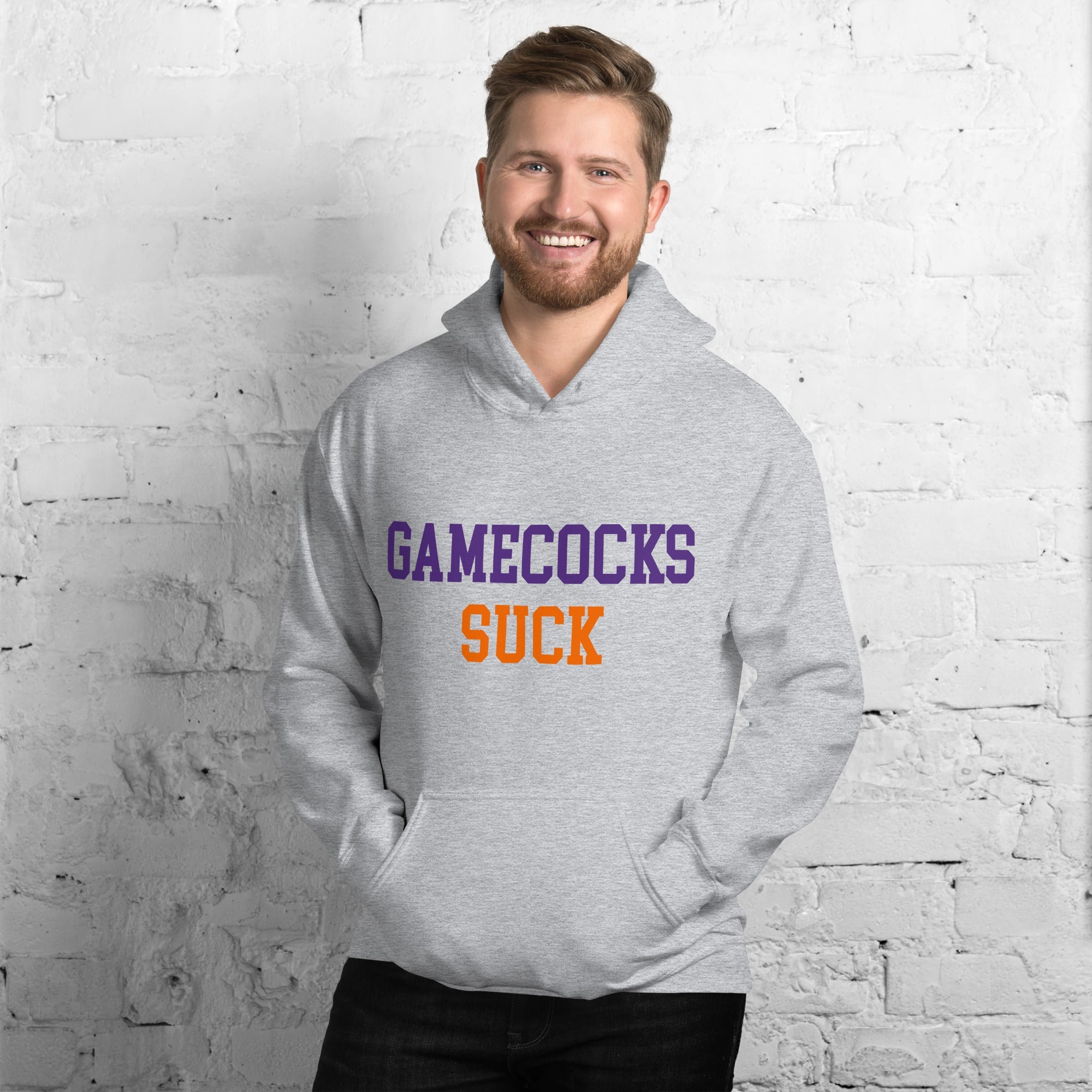 Gamecocks Suck Clemson Rivalry Hoodie Sweatshirt Shirt Gifts for Fans - Image 2