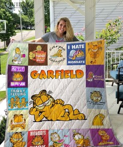 Garfield Quilt Blanket Bedding Set Funny Gifts