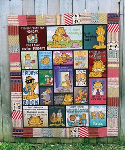 Garfield Quilt Blanket Bedding Set for Home Décor