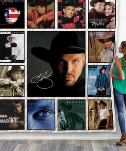 Garth Brooks Albums Quilt Blanket Bedding Set for Home Décor