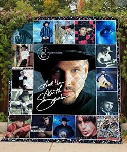 Garth Brooks Music Quilt Blanket Bedding Set for Home Décor