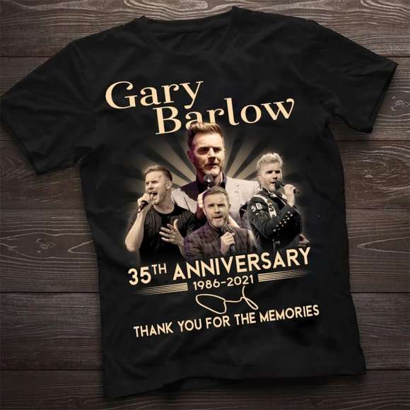 Gary Barlow 35Th Anniversary Fan T-Shirt