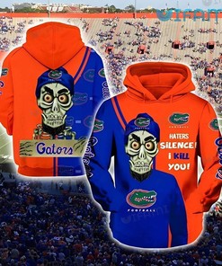 Gators Hoodie 3D Achmed Skull Haters Silence I Kill You Florida Gators Gift