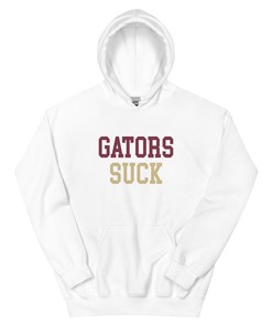 Gators Suck Florida State Rivalry Hoodie Sweatshirt Shirt Gifts for Fans