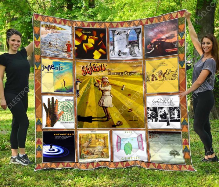 Genesis English Rock Band Quilt Blanket Bedding Set