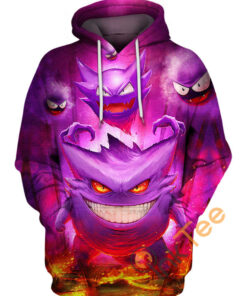 Gengar And His Buddies Hoodie 3D