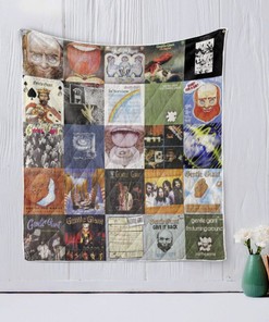 Gentle Giant Band Album Covers Quilt Blanket Bedding Set