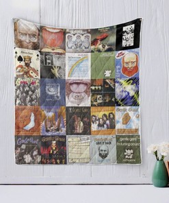 Gentle Giant Band Vintage Quilt Blanket Bedding Set