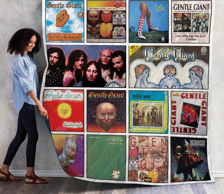 Gentle Giant Compilation Albums New Arrival Quilt Blanket Bedding Set