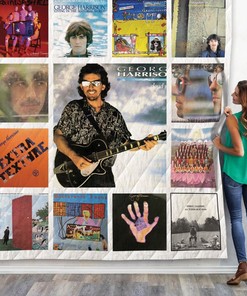 George Harrison Albums Collection Quilt Blanket Bedding Set