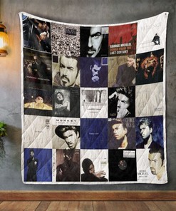 George Michael Album Covers Quilt Blanket Bedding Set