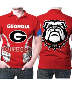 Georgia Bulldogs University Nfl American Football Team Logo 3d Designed Allover Gift For Bulldogs Fans Polo Shirt All Over Print Shirt 3d T-shirt