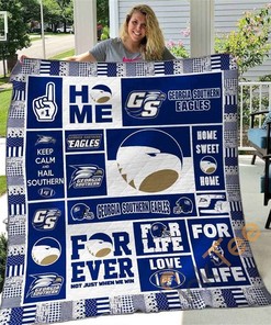 Georgia Southern Eagles Quilt Blanket Bedding Set