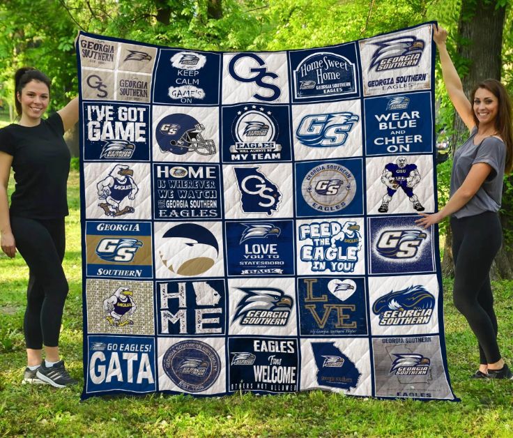 Georgia Southern EaglesQuilt Blanket Bedding Set
