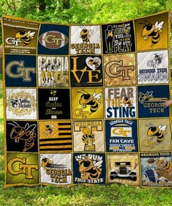 Georgia Tech Yellow Jackets Ncaa Quilt Blanket