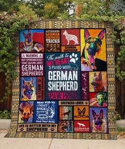 German Shepherd Dog Tnt23 9 Quilt Blanket Bedding Set