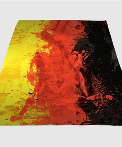 Germany Flag Sherpa Fleece Blanket Gifts for Family, for Couple