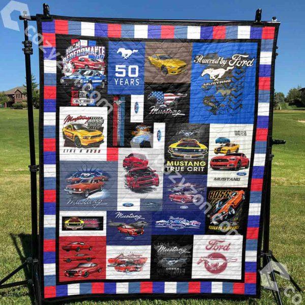 Get A Mustang Now Quilt Blanket Bedding Set for Home Décor