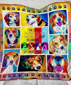 Get More Beagles Quilt Blanket Bedding Set