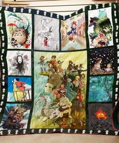 Ghibli Soul Japanese Animation Quilt Blanket Bedding Set