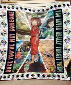 Ghibli Spirited Away Quilt Blanket Bedding Set